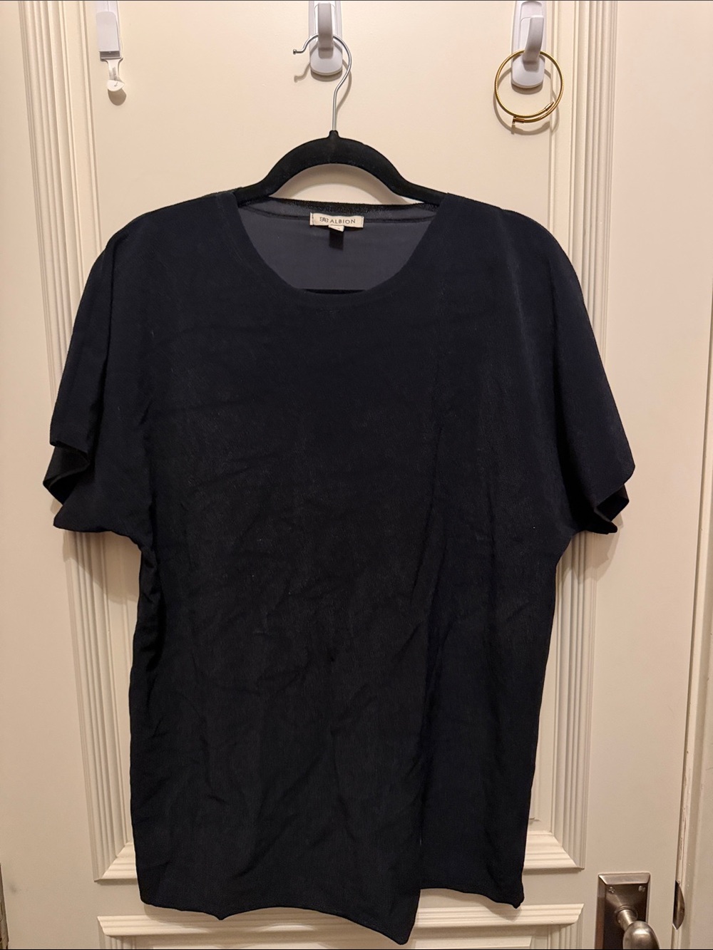 Albion Navy Short-Sleeve Crew Neck Tee